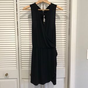 NWT BCBG Dress with Wrap Front and Keyhole Back